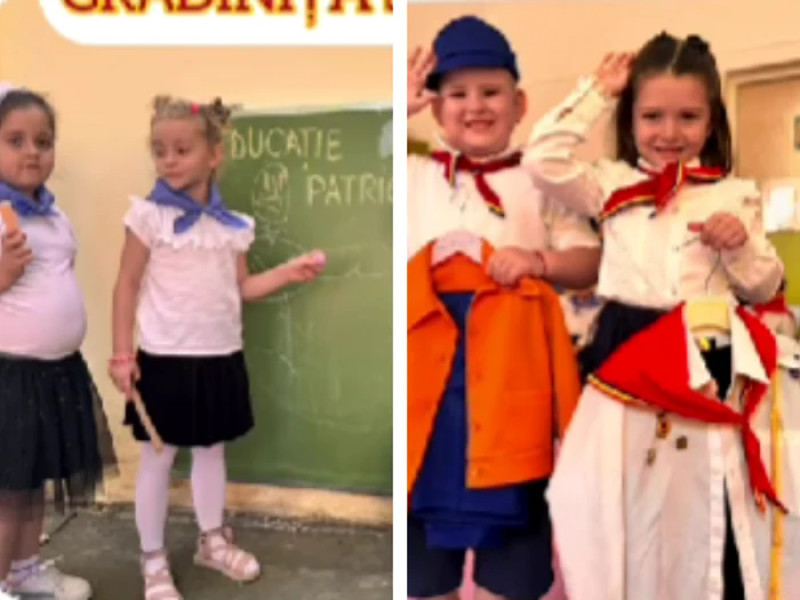 Grădinița Samus, controverse după zi tematică cu uniforme comuniste
