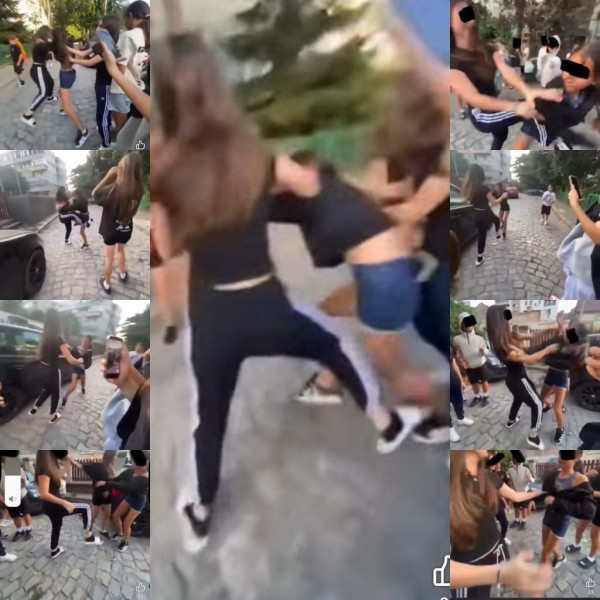 Bătaie șocantă între eleve de clasa a VII-a! Scandalul filmat a ajuns pe internet! FOTO