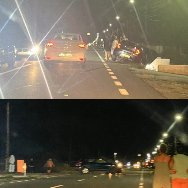 Accident rutier în Gorj, la Cârbești – Două autoturisme implicate! FOTO