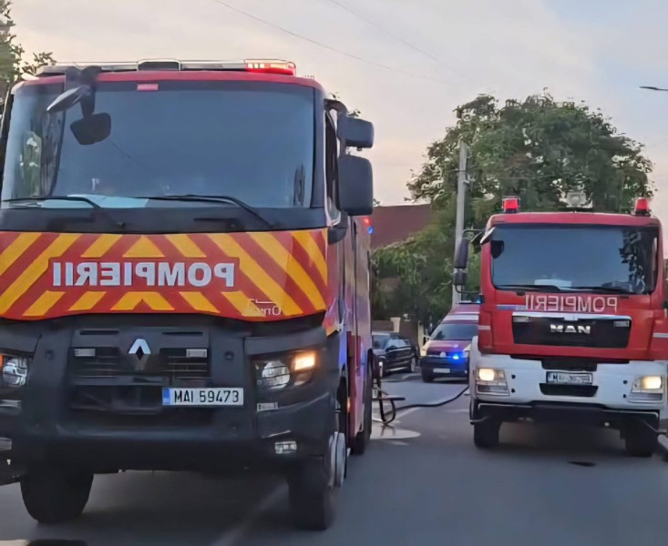 Incendiu la un apartament din Târgu Jiu!