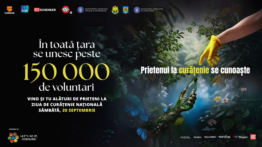 România organizează prima Zi națională de Curățenie recunoscută prin lege