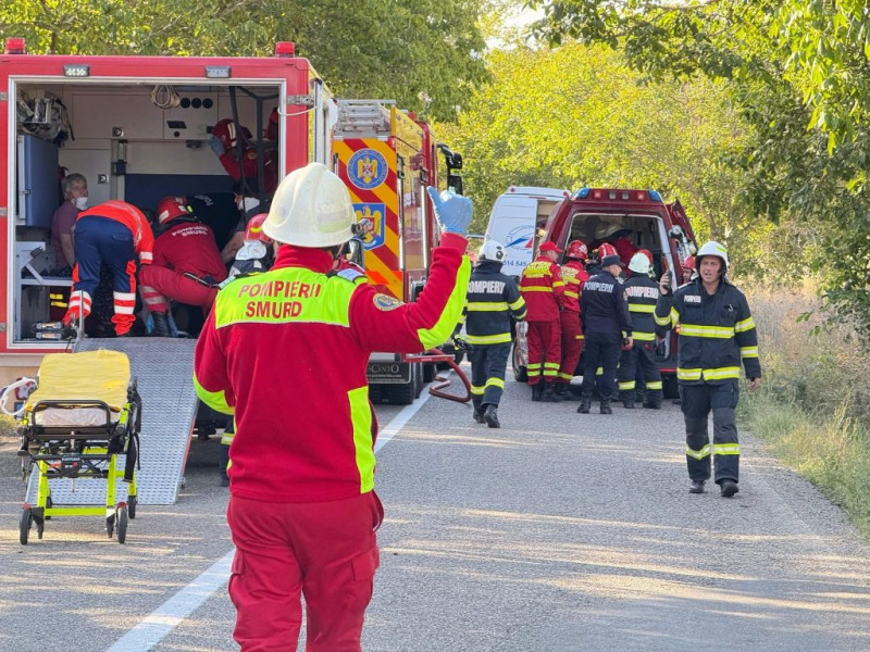 Adolescent rănit după ce a căzut din bicicletă într-o râpă din Grui