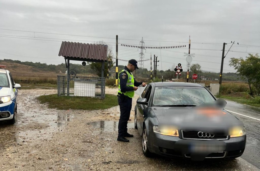 Peste 40 de sancțiuni aplicate de polițiști în stațiile și trecerile CFR din Gorj