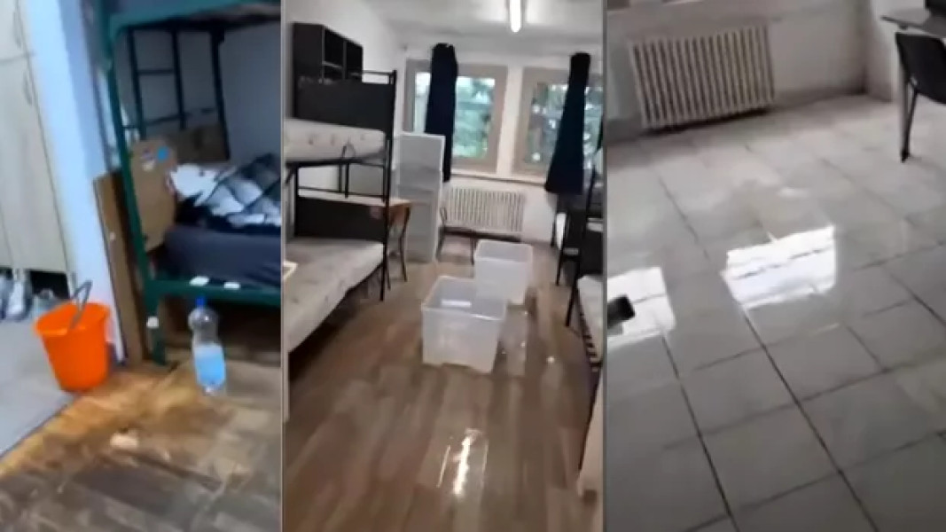 Inundație la căminul studențesc C-17 din Timișoara după ploi torențiale