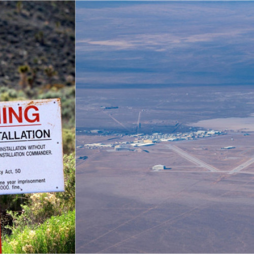 Forțele aeriene investighează prăbușirea unei aeronave lângă Area 51