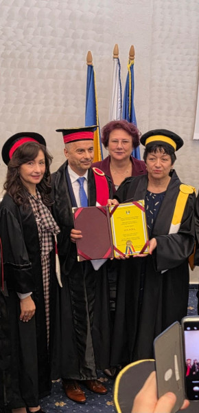 Profesorul Ion Popa, Doctor Honoris Causa al Universității Constantin Brâncuși