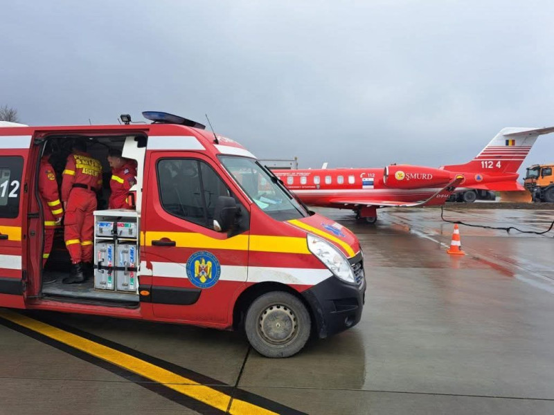 Pacient cu arsuri grave de pe Calea Rahovei transferat în Austria pentru tratament