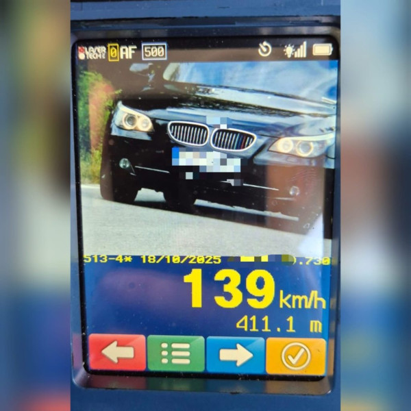 Tânăr prins în Gorj conducând cu 139 km/h pe un drum cu limită de 60 km/h