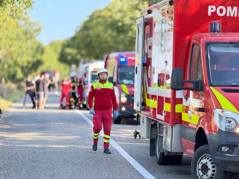 Explozie la o conductă de gaz în curtea unei case din Frăsinet, Teleorman