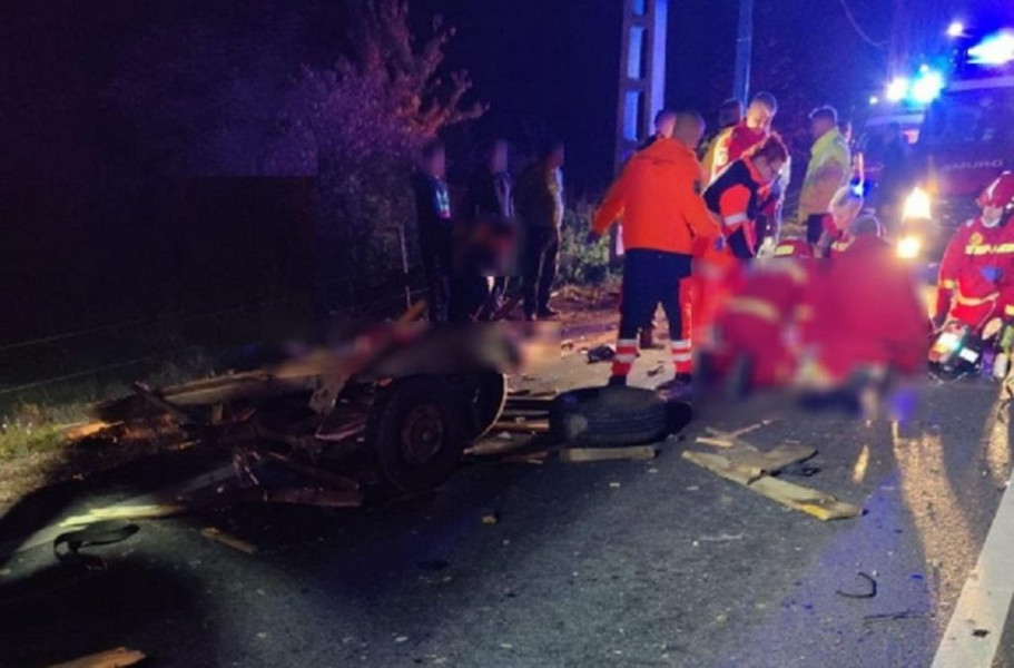Tragedie în Cerghid: o femeie a murit după coliziunea dintre un autotren și un atelaj