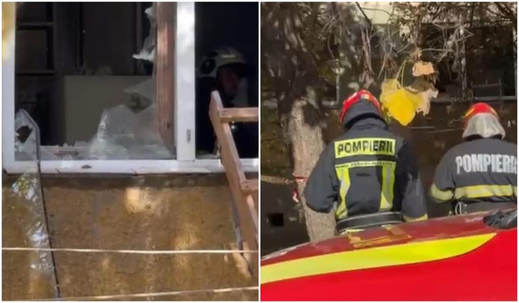 Explozie urmată de incendiu într-o garsonieră din Timișoara