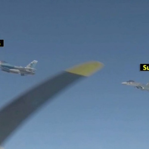 Avioane rusești și americane surprinse împreună deasupra Strâmtorii Bering, într-o misiune apropiată de granița americană