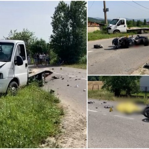 Accident mortal la Turcinesti: un motociclist și-a pierdut viața