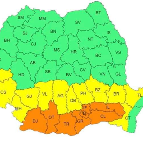 Administrația Națională de Meteorologie a emis o atenționare de caniculă