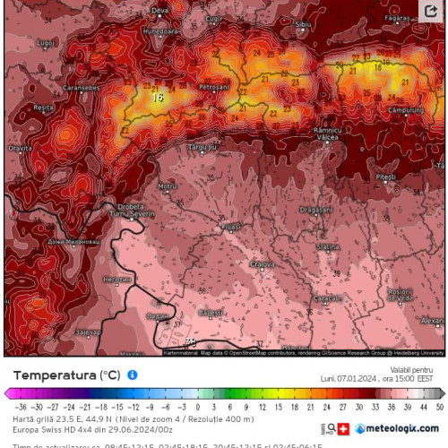 Val de aer cald în weekend: instabilitate la munte și temperaturi caniculare luni!