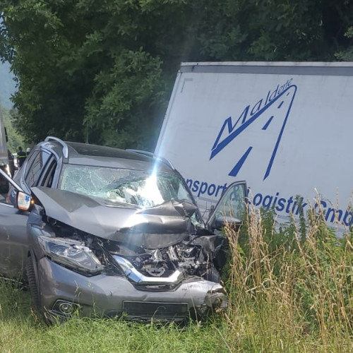 Trafic blocat pe DN 7 în urma unui accident rutier grav